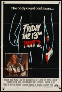 5t532 FRIDAY THE 13th PART II Aust 1sh '81 summer camp slasher sequel, the body count continues!
