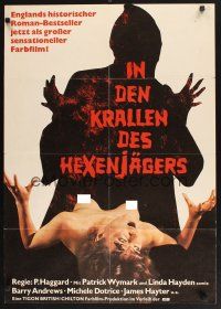 5t308 BLOOD ON SATAN'S CLAW German '72 different image of demon & sexy topless girl!