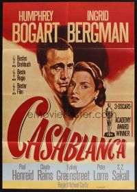 5t312 CASABLANCA German R88 Humphrey Bogart, Ingrid Bergman, Michael Curtiz classic!