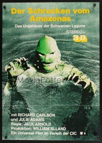 5t321 CREATURE FROM THE BLACK LAGOON German R70s great image of monster in water!