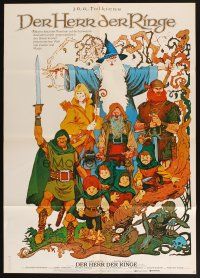 5t408 LORD OF THE RINGS German '79 Ralph Bakshi cartoon, classic J.R.R. Tolkien novel!