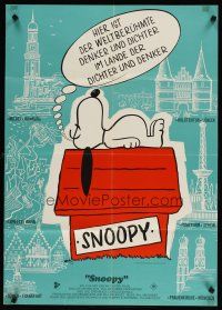 5t472 SNOOPY COME HOME green style German '72 Peanuts, Charlie Brown, great Schulz art of Snoopy!