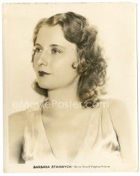 5x080 BARBARA STANWYCK 8x10 still '30s head & shoulders portrait of the beautiful actress!
