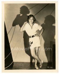 5x522 MADGE EVANS 8x10 still '30s full-length smiling portrait in sexy sailor outfit!
