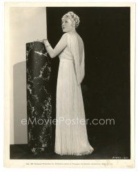 5x552 MARY BOLAND 8x10 still '35 full-length wearing great gown of fringe in Big Broadcast of 1935