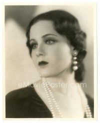 5x553 MARY BRIAN 8x9.75 still '30s head & shoulders portrait wearing pearls by Gene Robert Richee!