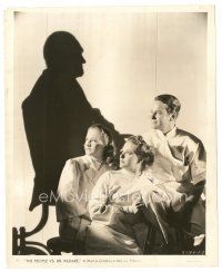 5x647 PEOPLE VS. DR. KILDARE 8x10 still '41 Lew Ayres, Granville & Day + Barrymore's shadow!