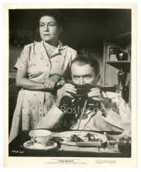 5x682 REAR WINDOW 8x10 still '54 c/u of James Stewart w/ binoculars & Thelma Ritter, Hitchcock!