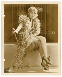 5x688 REDEEMING SIN 8x10 key book still '29 sexy Dolores Costello in great costume w/ feather boa!