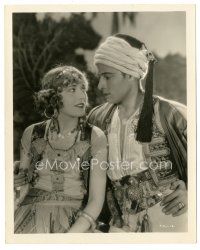 5x765 SON OF THE SHEIK deluxe 8x10 still '26 great close up of Rudolph Valentino & Vilma Banky!