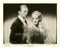 5x767 SONG OF SONGS 8x10 still '33 close up of Marlene Dietrich w/ Brian Aherne in tuxedo!