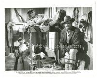 5x891 WILD BUNCH 8x10 still '69 Robert Ryan w/ Jones & Martin on bunk bed, Sam Peckinpah classic!