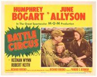 5y212 BATTLE CIRCUS LC #7 '53 Humphrey Bogart & June Allyson in the Korean War!
