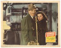5y220 BERMUDA MYSTERY LC '44 cool image of Preston Foster & Ann Rutherford!