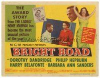 5y018 BRIGHT ROAD #1 '53 famed nightclub singer Dorothy Dandridge paired w/ Harry Belafonte!