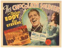 5y027 CHOCOLATE SOLDIER TC '41 close up of Nelson Eddy singing to beautiful Rise Stevens!