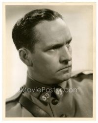 6b037 FREDRIC MARCH deluxe 11.25x14 still '36 close portrait in uniform from Road to Glory!
