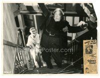 6b043 HOBSON'S CHOICE 11x14.25 still '54 David Lean, Charles Laughton about to fall down stairs!