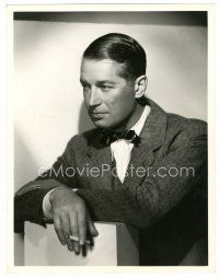 6b076 MAURICE CHEVALIER deluxe 10x13 still '34 when he made Merry Widow by Clarence Sinclair Bull!