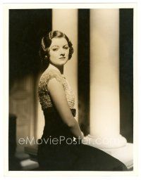 6b081 MYRNA LOY deluxe 10x13 still '30s young portrait of the great actress by Hurrell!