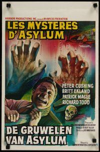 5z018 ASYLUM Belgian '72 completely different artwork of hands scratching down wall!