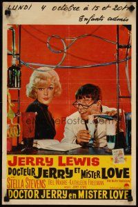 5z175 NUTTY PROFESSOR Belgian '63 wacky Jerry Lewis directs & stars w/pretty Stella Stevens!