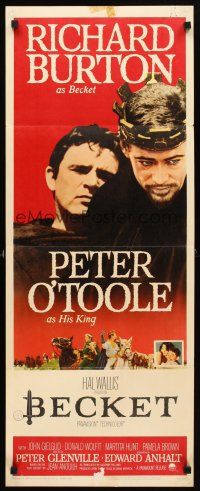 5z448 BECKET insert '64 Richard Burton in the title role, Peter O'Toole as the King!