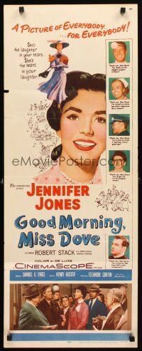 5z540 GOOD MORNING MISS DOVE insert '55 artwork of smiling teacher Jennifer Jones & her students!