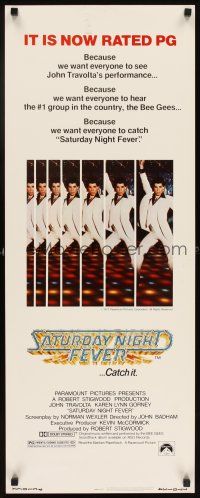 5z689 SATURDAY NIGHT FEVER PG rated insert R1979 disco dancer John Travolta in most classic pose!