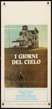 5z319 DAYS OF HEAVEN Italian locandina '79 Richard Gere, Brooke Adams, directed by Malick!