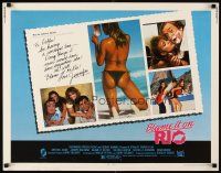 6a266 BLAME IT ON RIO 1/2sh '84 Demi Moore, Michael Caine, super sexy postcard image!