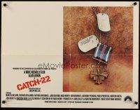 6a296 CATCH 22 1/2sh '70 directed by Mike Nichols, based on the novel by Joseph Heller!