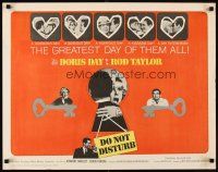 6a329 DO NOT DISTURB 1/2sh '65 Doris Day, Rod Taylor, Hermione Baddeley, a glorious day & night!