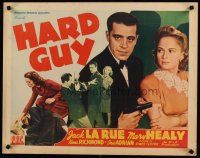 6a384 HARD GUY 1/2sh '41 Jack La Rue, Mary Healy, Elmer Clifton directed crime action!