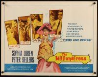 6a453 MILLIONAIRESS 1/2sh '60 beautiful Sophia Loren needs love, Peter Sellers!