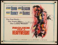 6a523 REQUIEM FOR A HEAVYWEIGHT 1/2sh '62 Anthony Quinn, Jackie Gleason, Mickey Rooney, boxing!