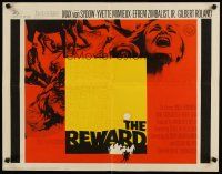 6a531 REWARD 1/2sh '65 Max Von Sydow, Yvette Mimieux, greed burst upon the desert like a bullet!