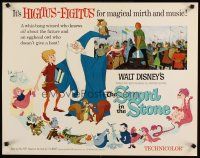 6a595 SWORD IN THE STONE 1/2sh '64 Disney's cartoon story of young King Arthur & Merlin the Wizard