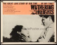 6a668 WUTHERING HEIGHTS 1/2sh R63 Laurence Olivier is torn with desire for Merle Oberon!