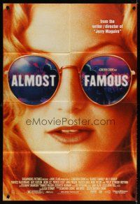 6c052 ALMOST FAMOUS DS 1sh '00 Cameron Crowe directed, pretty Kate Hudson!