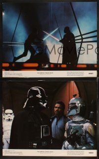6d829 EMPIRE STRIKES BACK 7 color 11x14 stills '80 George Lucas classic, wonderful images w/ slugs!