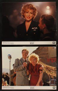 6d303 FOR THE BOYS 8 color 11x14 stills '91 Bette Midler entertains troops in WWII, James Caan