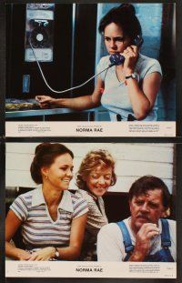 6d549 NORMA RAE 8 color 11x14 stills '79 Sally Field, a woman with the courage to risk everything!