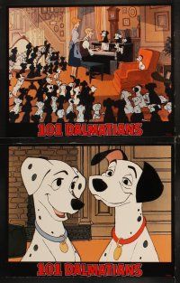 6d562 ONE HUNDRED & ONE DALMATIANS 8 LCs R91 most classic Walt Disney canine family cartoon!