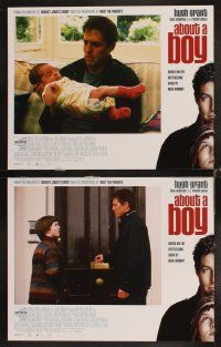 6d063 ABOUT A BOY 8 LCs '02 Hugh Grant, Toni Collette, growing up has nothing to do with age!