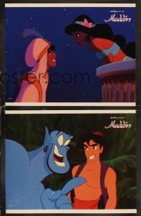 6d070 ALADDIN 8 LCs '92 classic Disney Arabian cartoon, great images of Prince Ali & Jasmine!