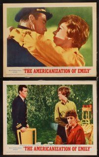 6d079 AMERICANIZATION OF EMILY 8 LCs '64 James Garner, Julie Andrews, James Coburn!