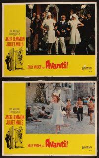 6d095 AVANTI 8 LCs '72 Jack Lemmon, Juliet Mills, directed by Billy Wilder!