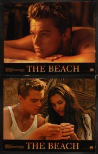 6d110 BEACH 8 LCs '00 directed by Danny Boyle, Leonardo DiCaprio stranded on island paradise!
