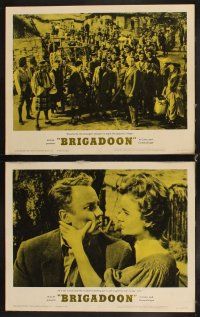 6d147 BRIGADOON 8 LCs R62 Gene Kelly, Cyd Charisse, Van Johnson, Scotland musical!